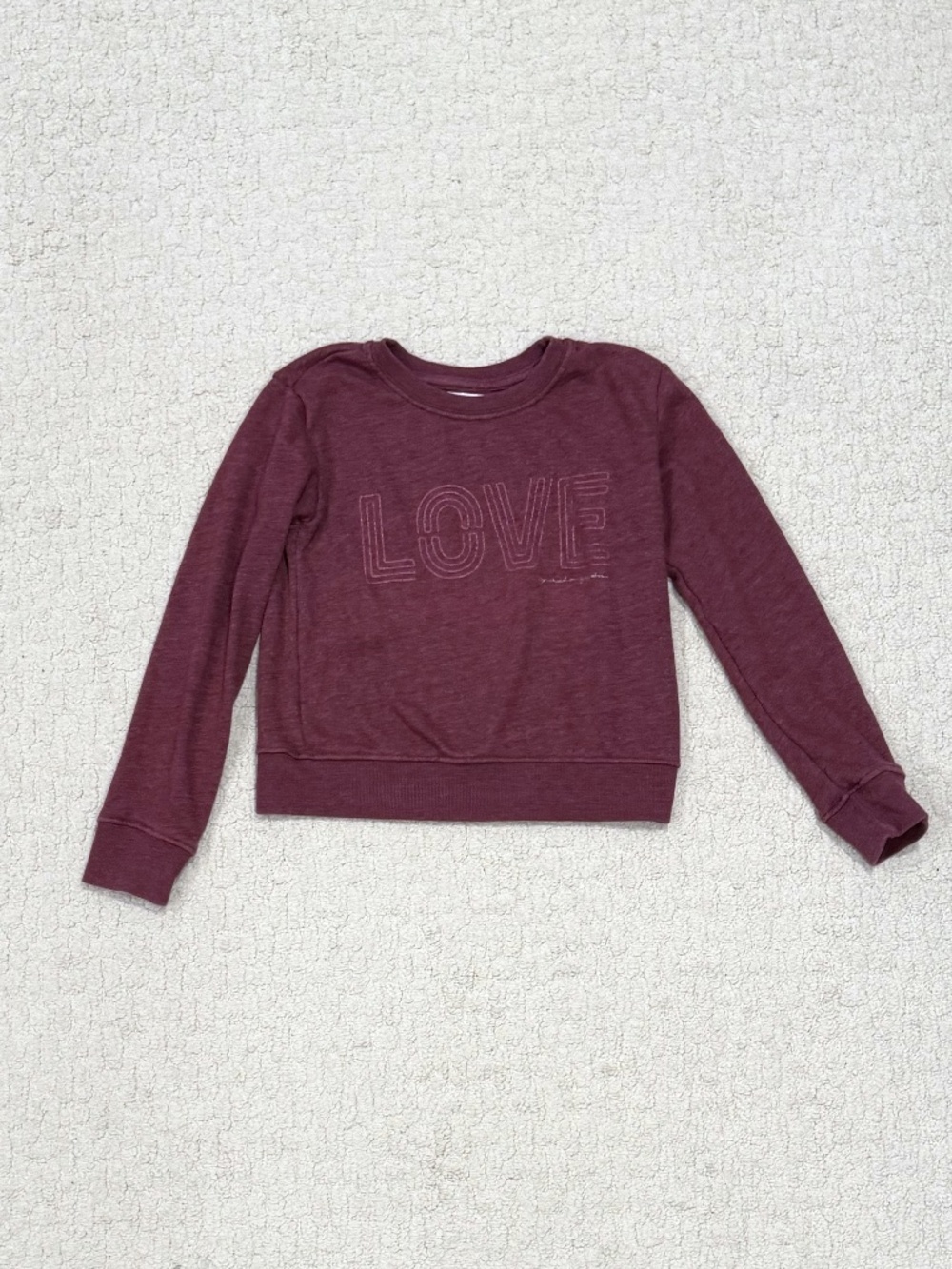 Kids Spiritual Gangster LOVE Sweatshirt Size 8